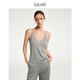 Laurel劳芮新款 薄雾灰简约双层V领吊带背心女LWL352M05100