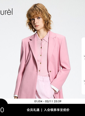 【羊毛羊绒】Laurel劳芮26春新款可露丽粉针织上衣LWL371M06300