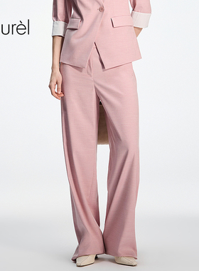 Laurel劳芮26春新款利落合身显瘦直筒裤LWD371K00900