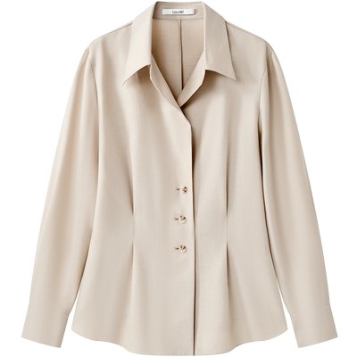 Laurel简约经典柔和衬衫上衣