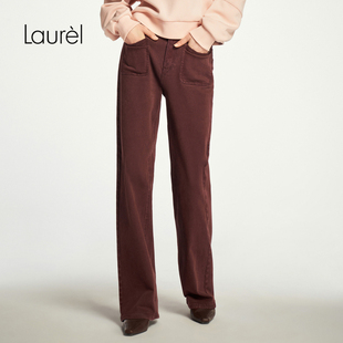Laurel劳芮新款 直筒牛仔裤 女LWL353K05600 棉