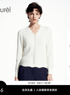 【桑蚕丝】Laurel劳芮25春秋新款轻中式云雾白衬衣LWL362C01400