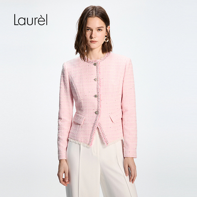 【粉色小香风】Laurel劳芮26春新款立裁收腰西装外套LWD371W00300