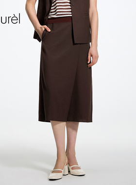 【SUPER100S澳毛混纺】Laurel劳芮26春新款阔腿裤LWL372K07700