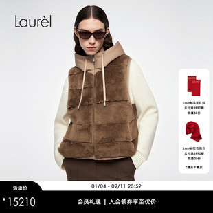 【丹麦皇冠级进口水貂】Laurel劳芮新款皮草背心LWL364S02100