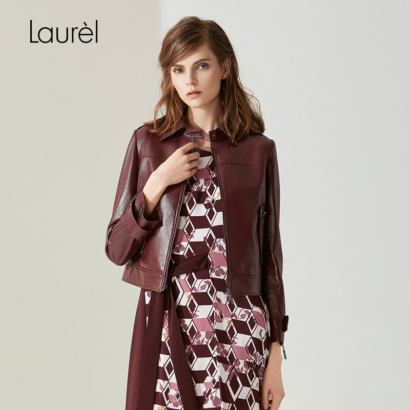 Laurel2019新款绵羊皮红色时尚复古气质H型皮衣女L173X00100在类目 女装/女士精品, 皮衣中 - 来自Buy2taobao.com提供专业的淘宝代购服务