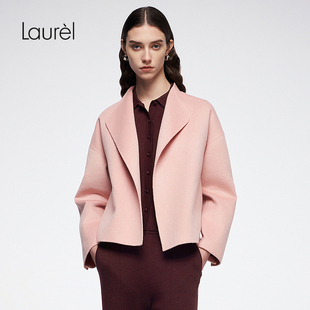 衬衣式 Laurel劳芮25秋新款 外套LWL364M09400 超细支羊毛料