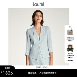 收腰西装 职业通勤修身 Laurel劳芮经典 外套LWD346T15600 三醋酸