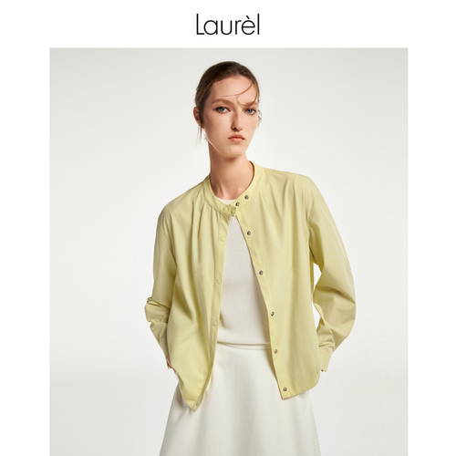 Laurel劳芮新款经典若芽绿户外穿搭弹力圆领外套女LWL352W01800 - 封面