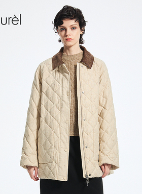 【白鹅绒】Laurel劳芮秋冬新款巴恩风彩点羽绒服女LWD364L00900