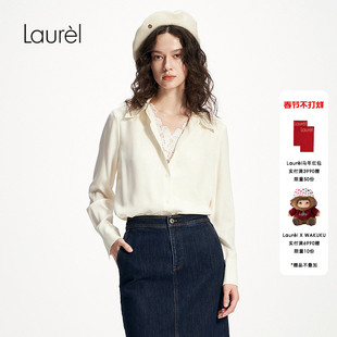 【桑蚕丝】Laurel劳芮淡人真丝宽松衬衫LWD361C00500