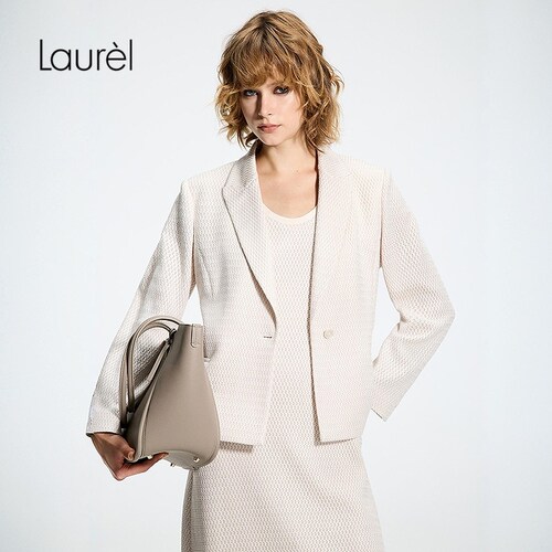 【拉舍尔蕾丝】Laurel劳芮26春新款平驳领收腰西装LWL371T06000
