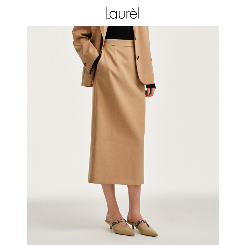 LAUREL经典西装长半裙