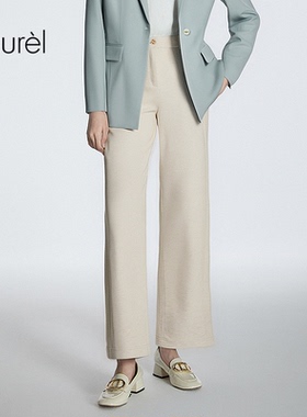 【长绒棉】Laurel劳芮新款淡人宽松阔腿裤女LWL355K17200