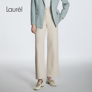 淡人宽松阔腿裤 Laurel劳芮新款 女LWL355K17200 长绒棉