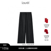 女LWD343K05300 休闲西装 加厚垂感经典 裤 Laurel劳芮春秋新款
