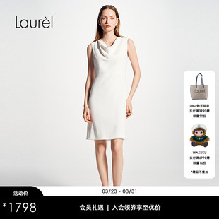 立体修身 Laurel劳芮新款 连衣裙女LWD365Y033DX 醋酯纤维
