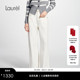 女LWD341K04000 淡人白色牛仔裤 棉 Laurel劳芮新款