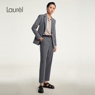 套装 羊毛显瘦西装 Laurel劳芮冬新款 女LWD343T00600 绵羊毛
