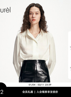 【三醋酯】Laurel劳芮新款三醋酸缎面衬衫LWD346C02000
