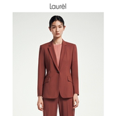 女LWL351T07900 桂冠西装 轻薄绵羊毛 Laurel劳芮春新款