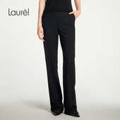 四面弹羊毛微喇西裤 Laurel劳芮新款 女LWL353K03500 绵羊毛
