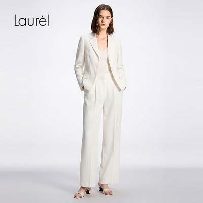 Laurel劳芮26春新款挺括显瘦通勤收腰西装套装LWD371T01400