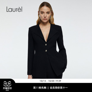 女LWD363T01000 气质高智感收腰西装 Laurel劳芮25秋新款 经典