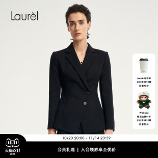 Laurel劳芮新款 女LWD346T01400 通勤高智摩登中性收腰西装