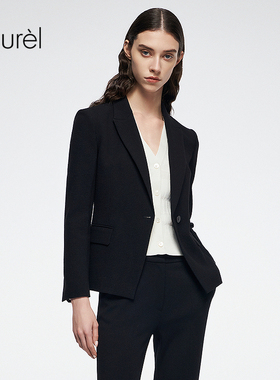 【立体千鸟格羊毛料】Laurel劳芮25秋新款智感西装LWL363T01800