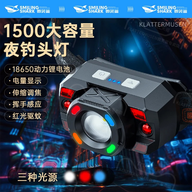 变焦头灯强光超亮2025新款感应灯