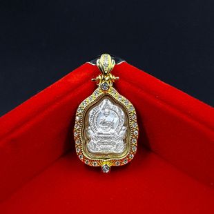 泰国佛牌·龙婆瑞mini十亿自身自带钻壳2555主播同款 佛牌吊坠项链