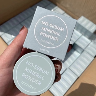 韩国正品innisfree悦诗风吟矿物薄荷散粉遮瑕控油隐形毛孔定妆粉