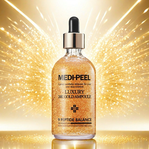 韩国MEDI-PEEL美蒂菲24K黄金面部精华液保湿提亮抗皱紧致舒缓