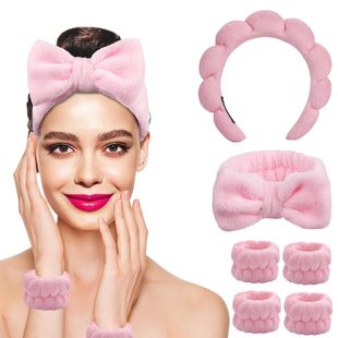 Womens Spa Headband Skincare Hairband Make Up Hair Band Spon