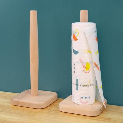Beech paper towel holder kitchen paper towel holde榉木卷纸架