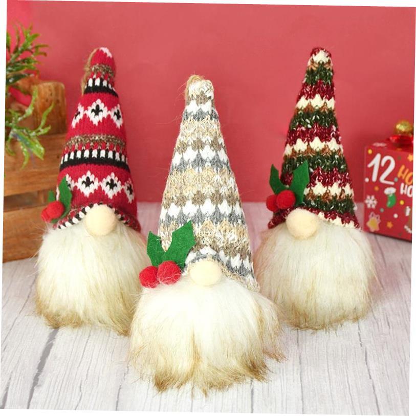 Merry C无品牌/hristmas Faceless Doll LED Luminous Gnome Lamp