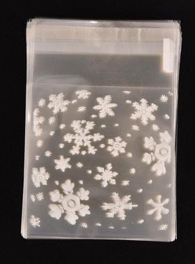 100PCS Christmas Candies Plastic Cookie food Bag(糖果袋)