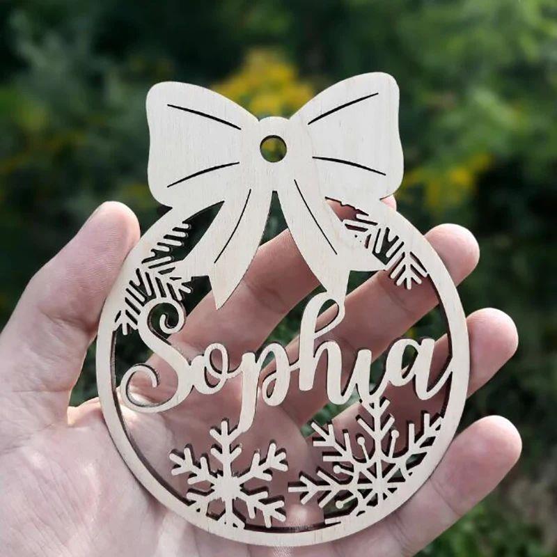 Christmas Different Names Tree Hanging Ornament Personalized