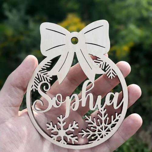 Christmas Different Names Tree Hanging Ornament Personalized