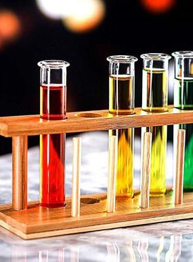 bar wooden test tube rack JXGcocktail cup rack bar ktv