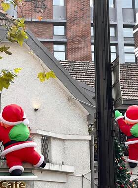 Christmas Decoration Santa Claus Store Atmosphere Store Deco