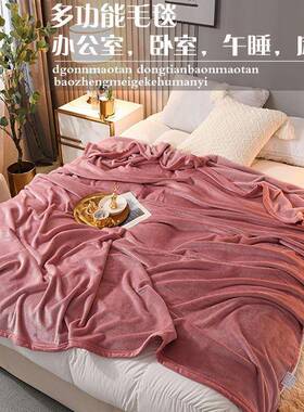 Blanket Quilt winter Double sided warmth Extra thick flannel