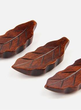 Handmade Japanese Natural Chestnut Wood Sushi Chopsticks Set