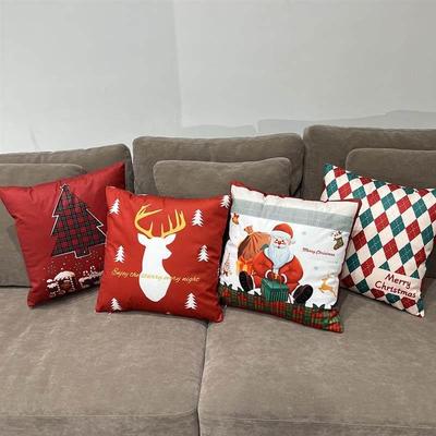 Christmas pillow cover home sofa pillow cushion cover golde