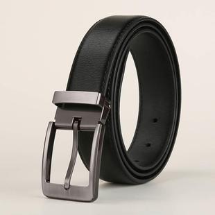 Mens Waist Belt Men Belts Leather Man For Jeans Black Male1