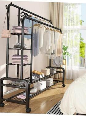 Coat hanger Floor cap clothes rack Hang up clothes 衣架