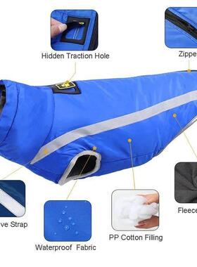 Waterproof Dog Clothes for Large Dogs Winter Warm Big Dog Ja
