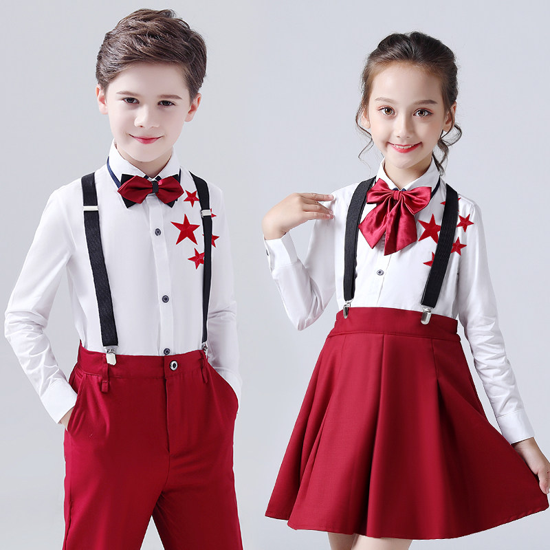 套装幼儿园小学生大合唱团演出服