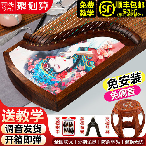 琴熙古筝 乌金檀实木 专业演奏古筝琴十级考级成人儿童初学者乐器 - 封面